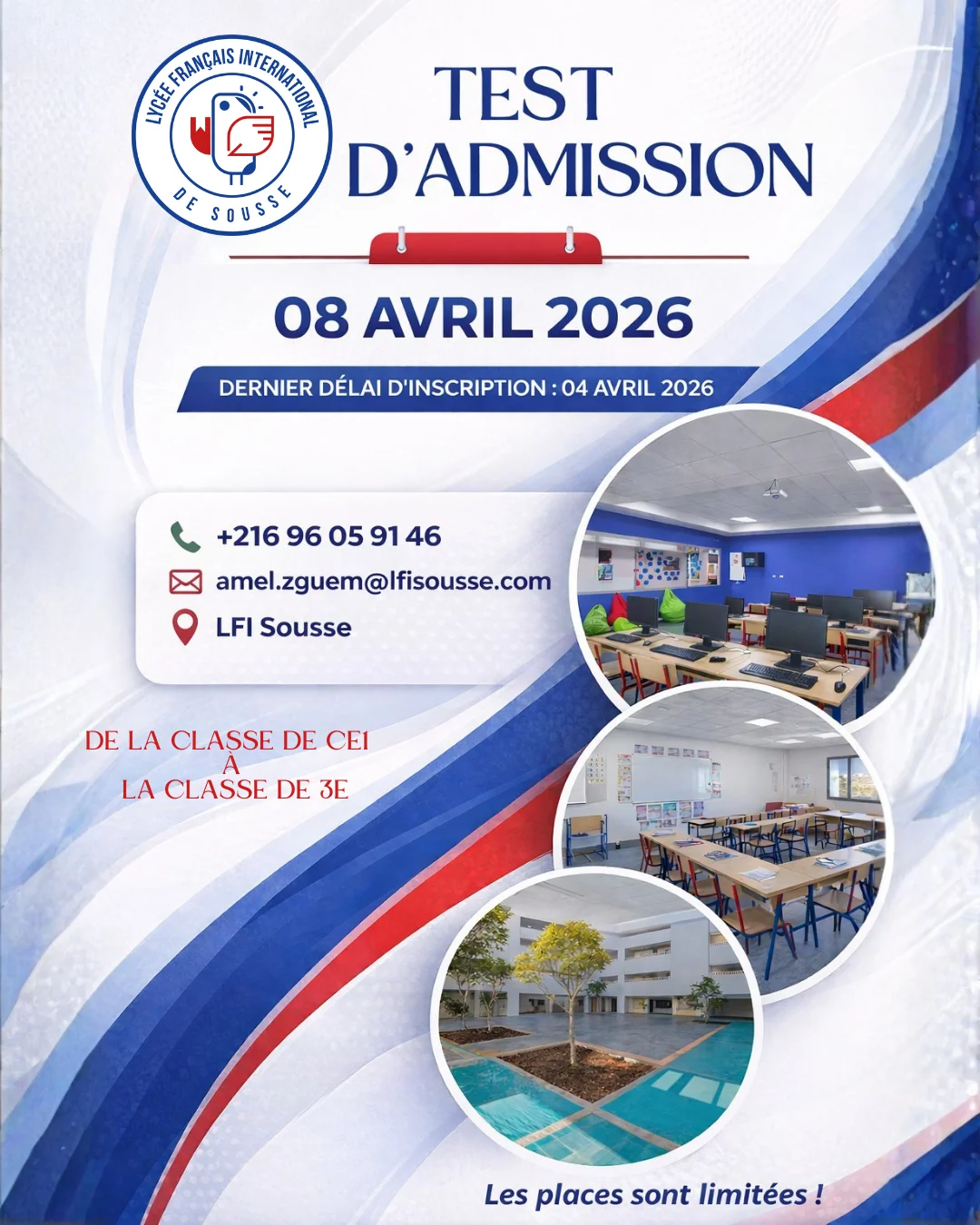 Test d admission Avril 26